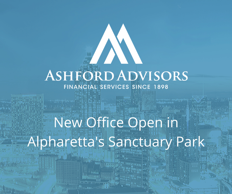 NEWS RELEASE: Ashford Advisors Establishes New Office in Alpharetta, GA