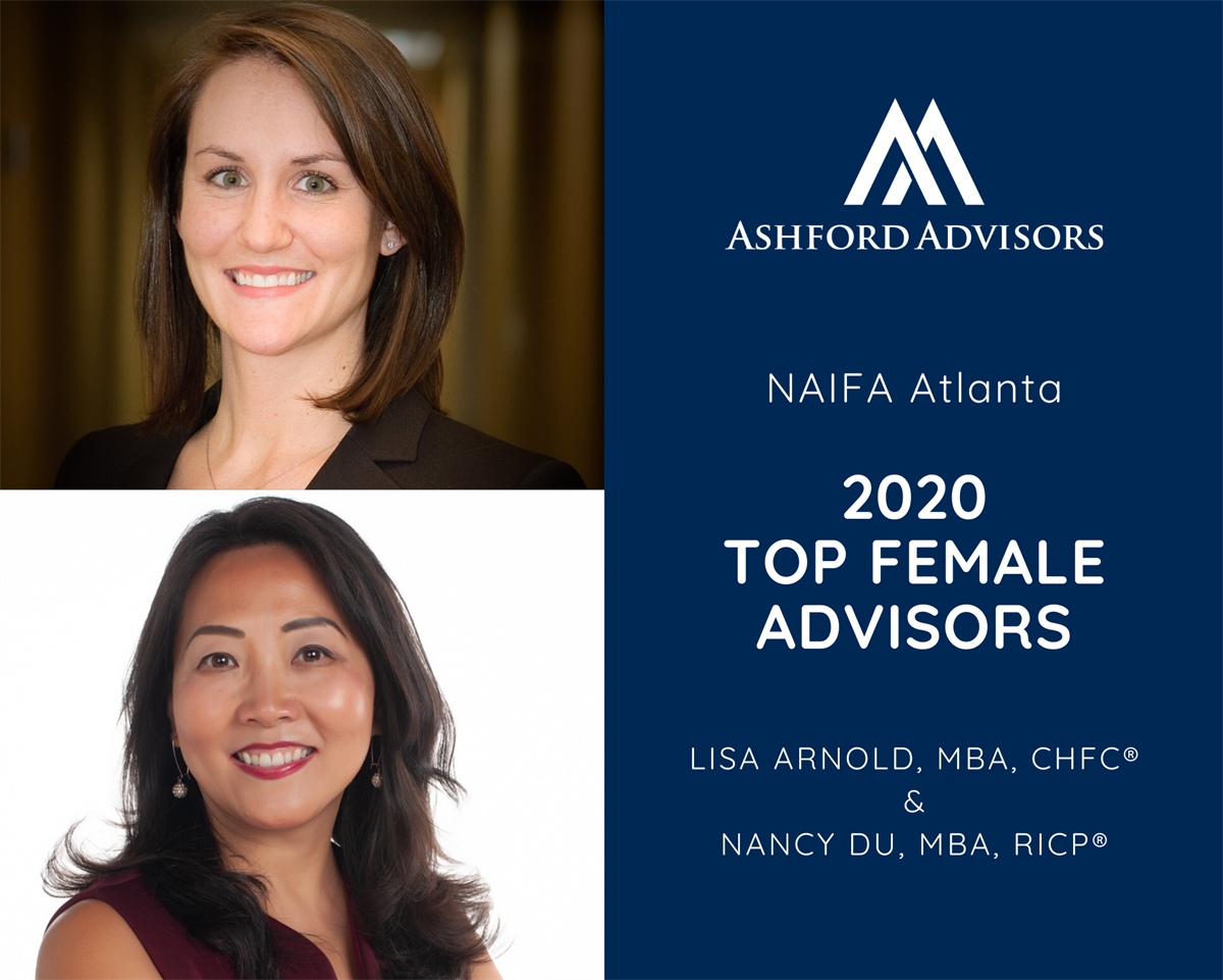 NEWS RELEASE: Lisa Arnold and Nancy Du Named NAIFA-Atlanta 2020 Top Female Advisors