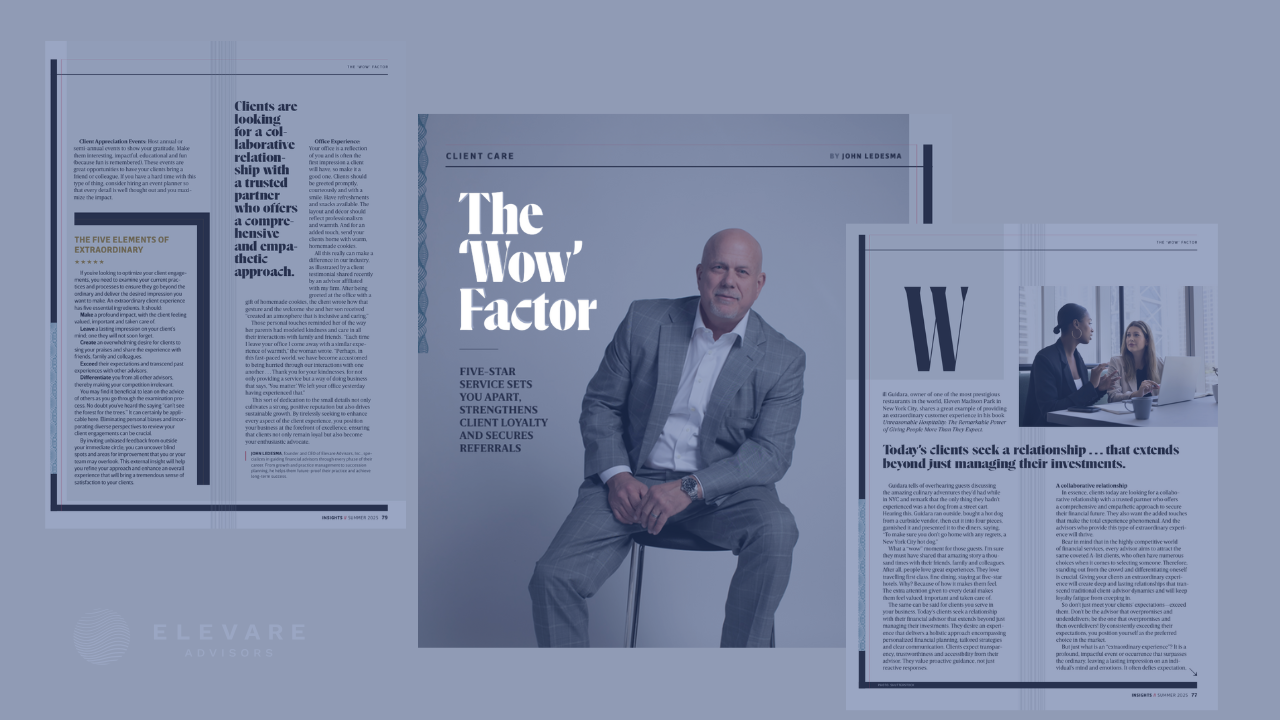 A strategic perspective on how advisors differentiate, retain, and grow