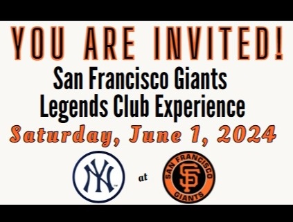 2024 SF Giants Legends Club Experience