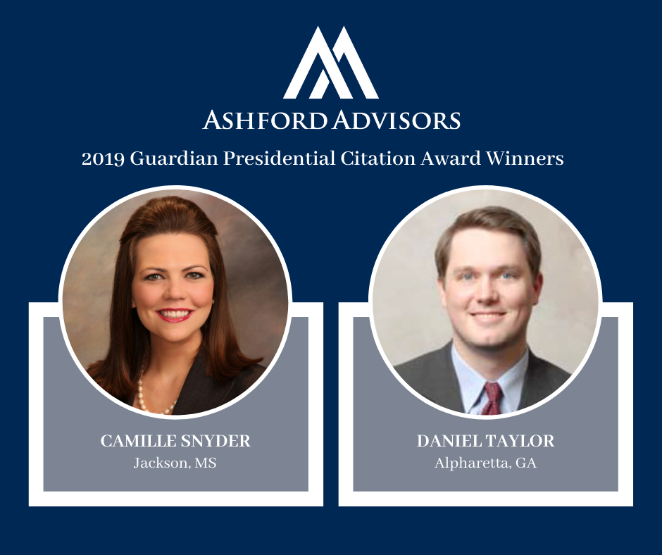 NEWS RELEASE: Camille Snyder and Daniel Taylor Honored with Prestigious Guardian Award